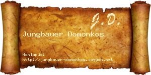 Jungbauer Domonkos névjegykártya